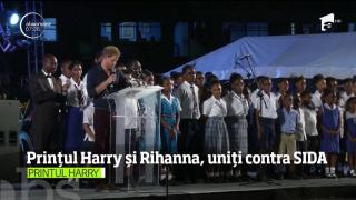 Întâlnire la nivel înalt pe insula Barbados. Prinţul Harry şi Rihanna, uniţi contra SIDA