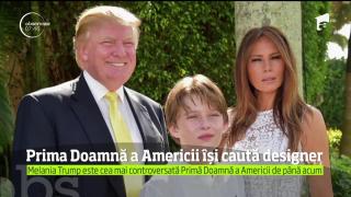 Primă Doamnă a Statelor Unite îşi caută designer