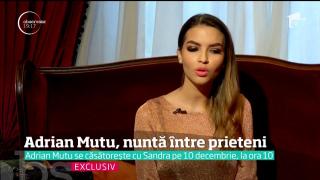 EXCLUSIV, Observator: Adi Mutu și viitoarea soție, Sandra, fac dezvăluiri inedite despre nunta lor. Ce părere are Mutu despre viitoarea soacră