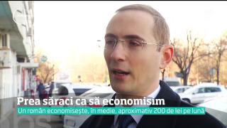 Românii sunt codaşii Europei la economii