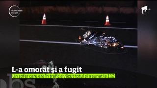 Lovit mortal și abandonat în timp ce traversa pe trecerea de pietoni