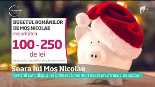 Ghetuţele sunt lustruite. Moş Nicolae poate să vină. Românii vor cheltui în acest an mai mulţi bani pentru cadourile de Moş Nicolae