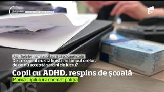 Copil cu ADHD, gonit din şcoală!