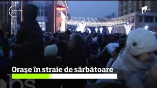 Braşov şi Reşiţa au îmbrăcat straie de sărbătoare