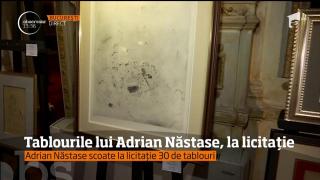 Tablourile lui Adrian Năstase, scoase la licitație
