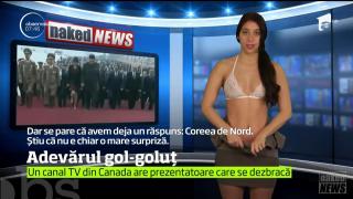 În Canada, ştirile sunt prezentate de crainice complet dezbrăcate!