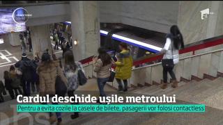 Premieră în București: Vom plăti călătoria cu metroul direct cu cardul contactless, fără să mai cumpărăm cartelă