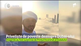 Imagini impresionante suprinse de la înălţime de prinţul încoronat al Dubaiului (VIDEO)