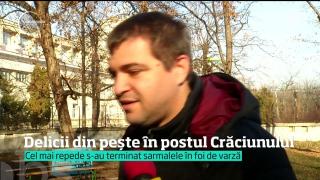 Bucureştenii care ţin post s-au răsfăţat cu bucate din pește atent preparate, la târgurile de profil
