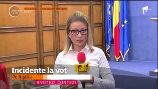 Polițiștii au primit 18 sesizări privind nereguli la vot