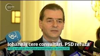 PSD a refuzat invitaţia preşedintelui Klaus Iohannis la consultările pentru formarea noului Guvern