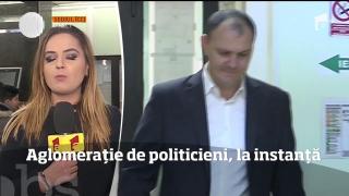 Aglomerație de politicieni, la instanță