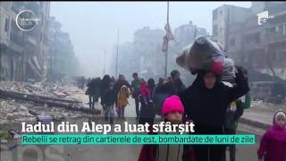 Iadul din Alep a luat sfârşit! "Situaţia din partea de est a Alepului este sfârşitul lumii, efectiv sfârşitul lumii"