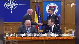 Gestul pompierului-erou din Piteşti a schimbat vieţile românilor din întreaga lume!