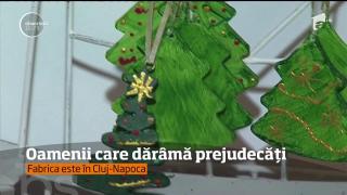 Prima fabrică din ţară care are angajaţi oameni cu sindromul Down s-a deschis în Cluj-Napoca