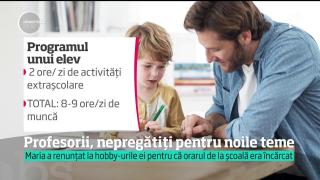 Profesorii, nepregătiți pentru noile teme ale elevilor