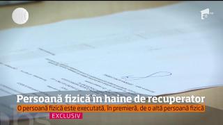 Persoană fizică în haine de recuperator