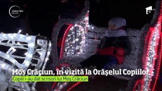 Moş Crăciun i-a vizitat, aseară, pe copiii cuminţi din Brăila!