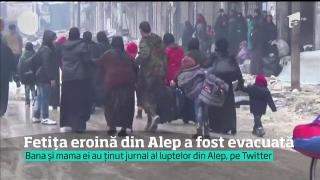 Fetiţa devenită imaginea conflictului din Siria a fost evacuată