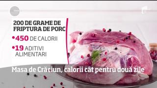 Masa de Crăciun, calorii cât pentru două zile