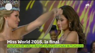 Portoricanca Stephanie Del Valle a câştigat titlul de Miss World 2016