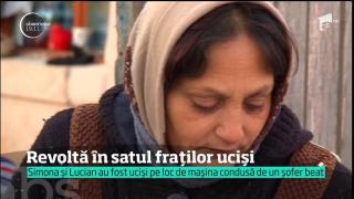 E revoltă în satul unde doi fraţi de 14 şi 16 ani n-au mai apucat Crăciunul. Oamenii vor ca şoferul băut care i-a ucis să fie pedepsit