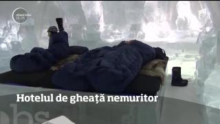 Hotelul de gheaţă care e deschis tot timpul anului