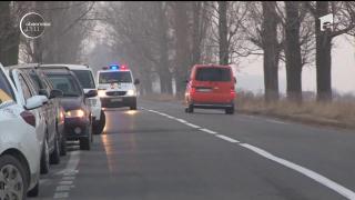 Accident grav în Prahova între un autobuz şi o autoutilitară