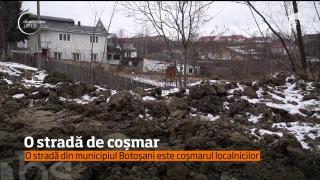 Drum imposibil de circulat. Niciun salvator nu poate trece pe acolo în caz de nevoie