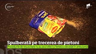 O femeie de 56 de ani din Bistriţa Năsăud, spulberată pe trecerea de pietoni