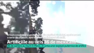 36 de oameni AU MURIT în Mexic, în urma unor EXPLOZII puternice de artificii