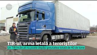 EXPERIMENT! Un camion asemănător cu cel din atentatul de la Berlin cântărește 14 tone, gol