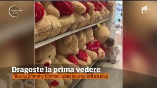 Fiica lui Jimmy Kimmel iubește ursuleții de pluș