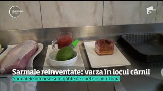 Găteşte sarmale întoarse. Umplutura de carne devine înveliş!