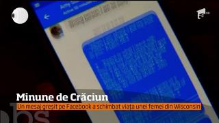 Miracol de Crăciun! Un mesaj trimis greşit pe Facebook a salvat o americancă