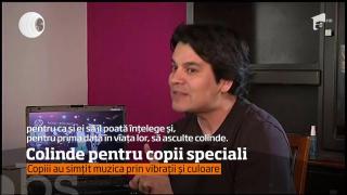 Un muzician din Peru a oferit un concert de colinde pentru 50 de copii surzi
