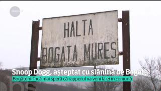 Snoop Dogg, așteptat cu slănină de locuitorii din Bogata