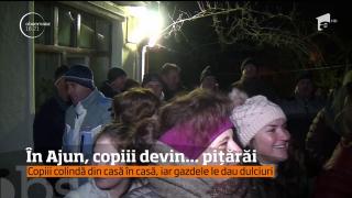 Un obicei păstrat din străbuni. În ajun de Crăciun, copiii devin pițărăi