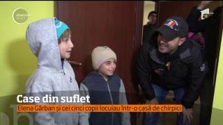 Moş Crăciun i-a adus, unei familii din Medeleni, o casă nouă