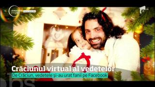 De Crăciun, vedetele și-au urat fanii pe Facebook