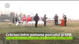 Turiștii au avut un Crăciun diversificat în comuna vâlceană Măciuca
