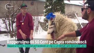Ce i-au spus românii cântărețului 50 Cent, care a fost uimit de un video cu capra românescă la colindat (VIDEO)