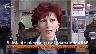 Substanțe interzise au fost puse la vânzare de ANAF
