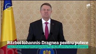 Klaus Iohannis a respins propunerea PSD-ALDE pentru funcția de Premier (VIDEO)