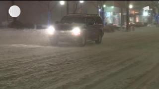 Viscol și zăpadă multă în Statele Unite