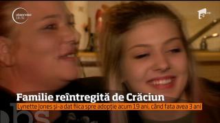 O familie din Statele Unite a fost reîntregită de Crăciun