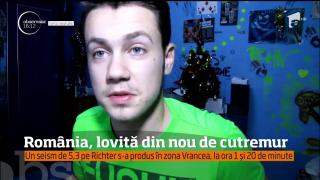 Filmul unui cutremur care a ţinut trează România, în toiul nopţii. Să ne temem de replici? (VIDEO)