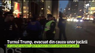 Turnului Trump din New York, evacut din cauza unui pachet suspect