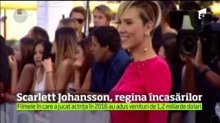 Scarlett Johansson, actriţa care le-a adus producătorilor cele mai mari încasări