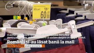 În 2016, consumul a crescut 10%. Românii au cheltuit cel mai mult pe mâncare